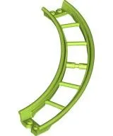 Train, Track Roller Coaster Curve, 90 degrees, 3 Bricks Elevation