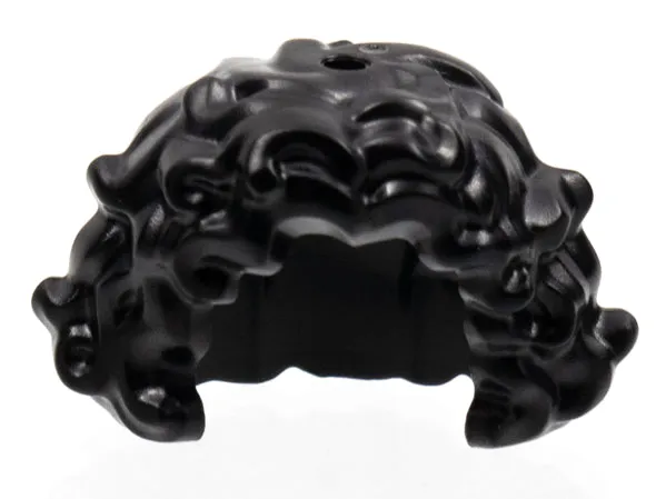 Minifigure, Hair Female Mid-Length, Curly