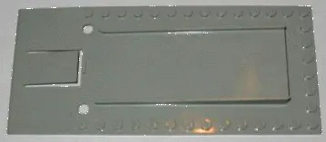 Garage Floor Plate 8 x 18 with Octagon Holes for Automatic Doors