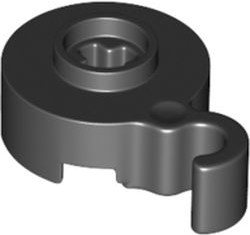 Hook Round 2 x 2 with Axle Hole and Bottom Stud Holder