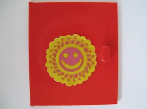 Homemaker Cupboard Door 4 x 4 with Smiling Sunflower Pattern (Sticker) - Set 292