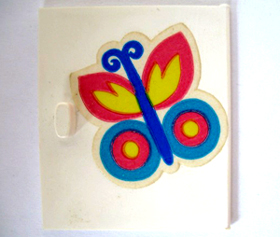 Homemaker Cupboard Door 4 x 4 with Butterfly Pattern (Sticker) - Set 292