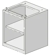 Homemaker Washbasin Sink Base 4 x 4 x 4