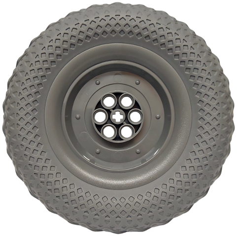 Wheel 62.3mm D. x 20.3mm Technic with Dark Bluish Gray Tire 100.6 x 28 (84772 / 4456)