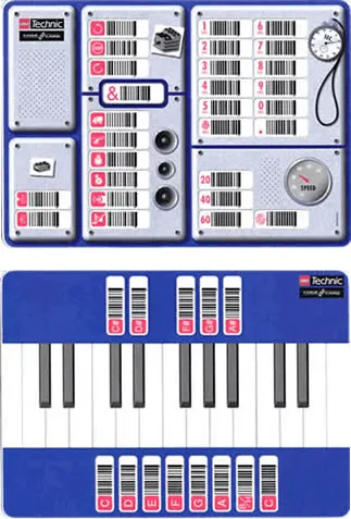 Code Pilot Barcode Sheet, laminated, 2 sided (paper size A3)