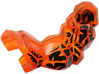 Arm Rock Monster Large, Left with Black Pattern