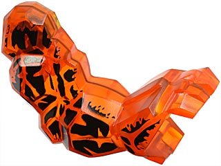 Arm Rock Monster Large, Right with Black Pattern