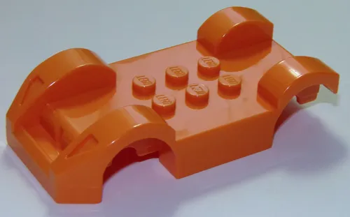Vehicle, Base 4 x 8 with Front Bumper, Headlights and Curved Rear Fenders