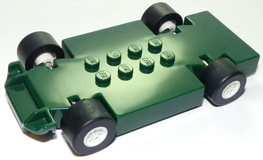 Vehicle, Base Fast Food Racer 6 x 10 with White Wheels and Black Tires
