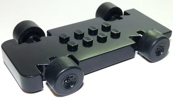 Vehicle, Base Fast Food Racer 4 x 10 with Black Wheels and Black Tires