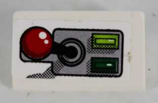 Slope 30 1 x 2 x 2/3 with Joystick and 2 Buttons Pattern Model Right Side (Sticker) - Set 8864