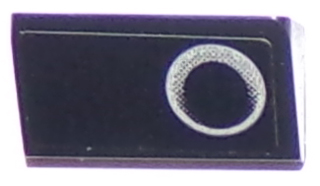 Slope 30 1 x 2 x 2/3 with Exhaust Pipe Pattern Model Right Side (Sticker) - Set 75874