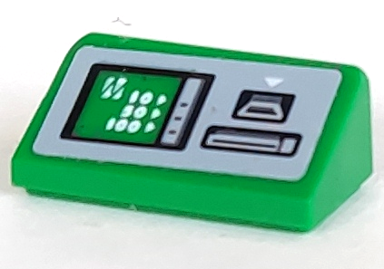 Slope 30 1 x 2 x 2/3 with ATM Terminal Pattern (Sticker) - Set 76082