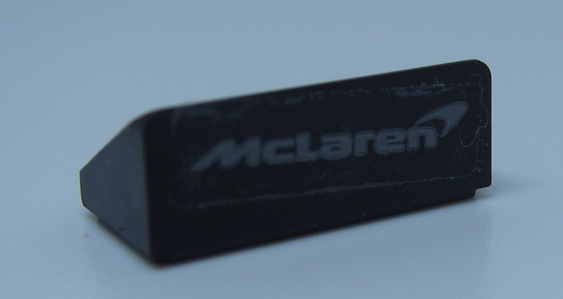 Slope 30 1 x 2 x 2/3 with 'McLaren' Pattern (Sticker) - Set 75892