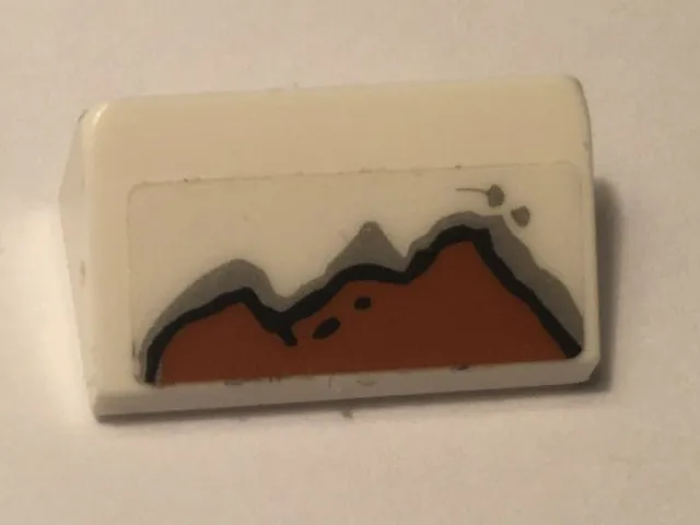 Slope 30 1 x 2 x 2/3 with Rust Pattern (Sticker) - Set 10274