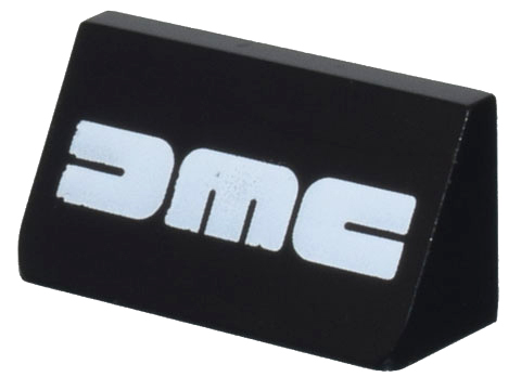 Slope 30 1 x 2 x 2/3 with White 'DMC' Delorean Motor Company Logo Pattern