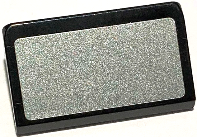 Slope 30 1 x 2 x 2/3 with Silver Mirror Pattern (Sticker) – Set 10304