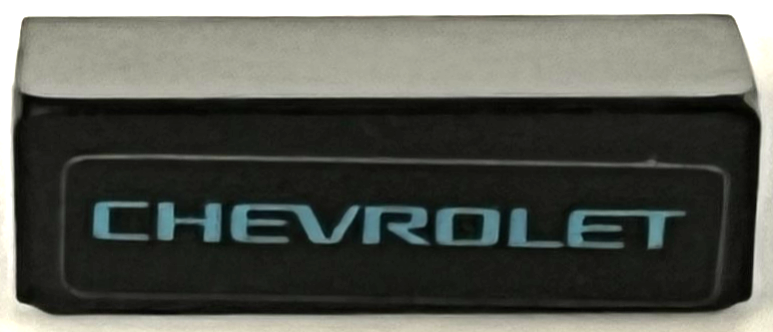 Slope 30 1 x 2 x 2/3 with Medium Azure 'CHEVROLET' Pattern (Sticker) - Set 75891