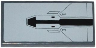 Tile 2 x 4 with SW AT-DP Panels Pattern (Sticker) - Set 75083