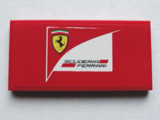 Tile 2 x 4 with Scuderia Ferrari Logo Pattern (Sticker) - Set 75913