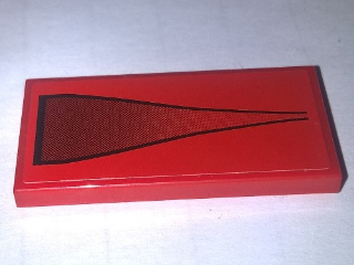 Tile 2 x 4 with Air Intake Pattern (Sticker) - Set 10248