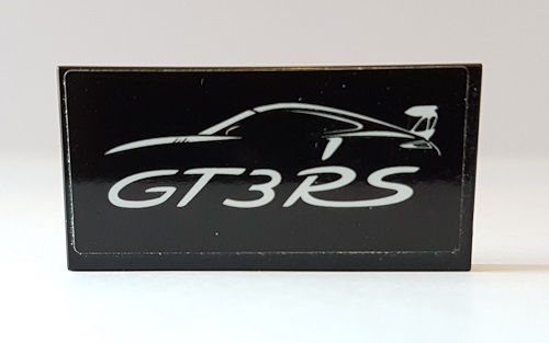 Tile 2 x 4 with 'GT3RS' and Porsche GT3RS Outline Pattern (Sticker) - Set 42056