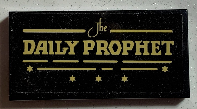 Tile 2 x 4 with 'The DAILY PROPHET' Pattern (Sticker) - Set 75978