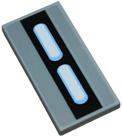 Tile 2 x 4 with SW Death Star Wall Lights Pattern (Sticker) - Set 75159