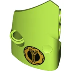 Technic, Panel Fairing # 1 Small Smooth Short, Side A with Lamborghini Fuel Cap Pattern