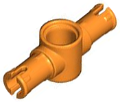 Technic, Pin 3L with Friction Ridges and Center Pin Hole