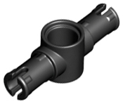 Technic, Pin 3L with Friction Ridges and Center Pin Hole