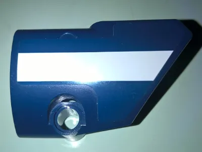 Technic, Panel Fairing # 2 Small Smooth Short, Side B with White Stripe Pattern (Sticker) - Set 41999