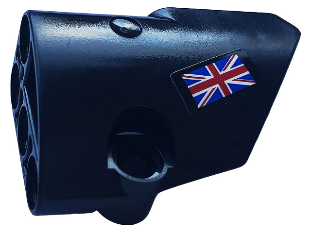 Technic, Panel Fairing # 2 Small Smooth Short, Side B with United Kingdom Flag (Union Jack) Pattern (Sticker) - Set 42123