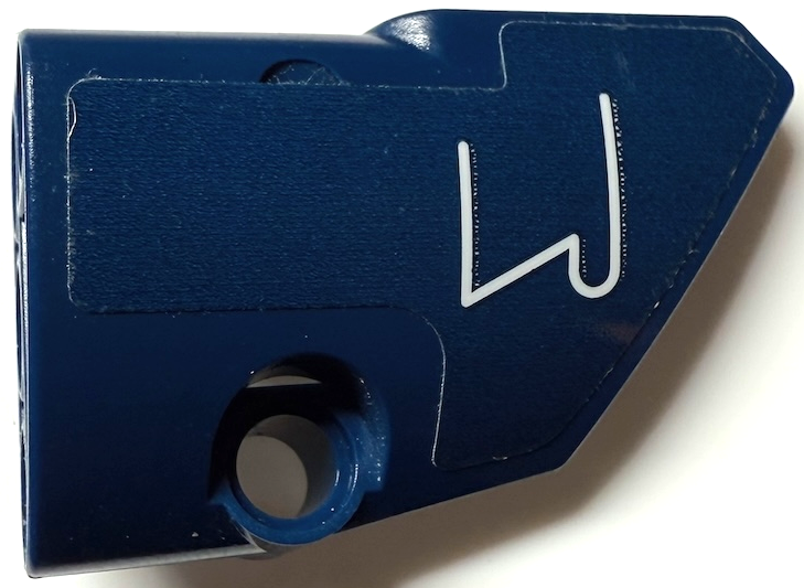 Technic, Panel Fairing # 2 Small Smooth Short, Side B with White Ship's Bulbous Bow Outline Pattern (Sticker) - Set 42064