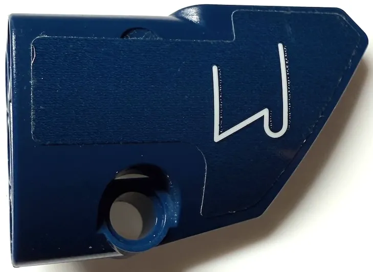 Technic, Panel Fairing # 2 Small Smooth Short, Side B with White Ship's Bulbous Bow Outline Pattern (Sticker) - Set 42064