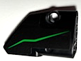Technic, Panel Fairing # 2 Small Smooth Short, Side B with Bright Green Stripe Pattern (Sticker) - Set 42170