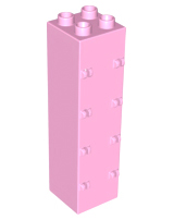 Duplo Wall 2 x 2 x 6 with Drawer Slots and 8 Hinges