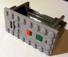 Electric 9V Battery Box Power Functions (Non-Rechargeable) - Top Part