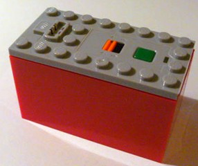 Electric 9V Battery Box Power Functions (Non-Rechargeable) with Red Bottom