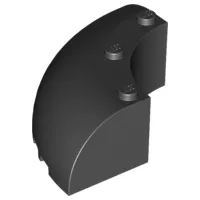 Brick, Round Corner 6 x 6 x 2