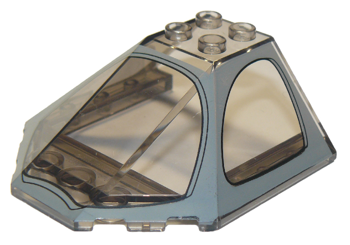 Windscreen 6 x 6 x 2 Canopy with SW General Grievous' Starfighter 2020 Pattern