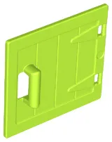 Duplo Door / Window Pane 1 x 4 x 3 Wooden Gate with Handle