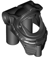 Minifigure, Headgear Helmet Underwater / Space with Air Tanks