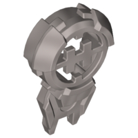 Hero Factory Chest Badge with Letter H and Spiked Bottom