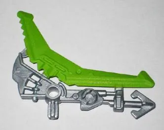 Hero Factory Weapon, Energized Harpoon with Molded Lime Boomerang Pattern