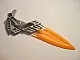 Hero Factory Weapon, Fire Shooter with Molded Flexible Rubber Orange Blade Pattern