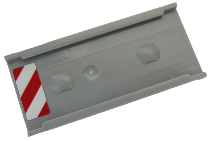 Ladder Holder for Ladder 14 x 2.5 with Red and White Danger Stripes Pattern Model Right Side (Sticker) - Set 60203