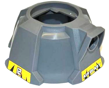 Air Blast Launcher Base (Racers) with Number '12' on Both Sides and White 'AIR BLAST' Pattern (Stickers) - Set 8228
