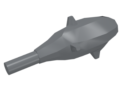 Minifigure, Weapon Club with Spikes - Small