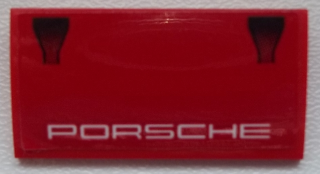 Slope, Curved 2 x 4 x 2/3 with Bottom Tubes with 'PORSCHE' and Air Outlets Pattern (Sticker) - Set 75876